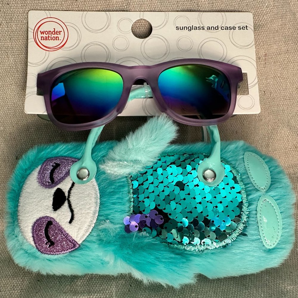 Sloth Sunglass and Case Set